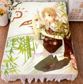 Natsume's Book of Friends Takashi Natsume Anime Bed Sheet Summer Quilt Blanket Custom