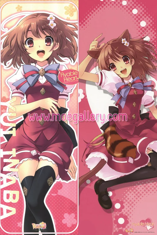 Flyable Heart Yui Inaba Body Pillow Case 01