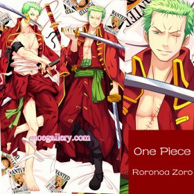 One Piece Dakimakura Roronoa Zoro Body Pillow Case