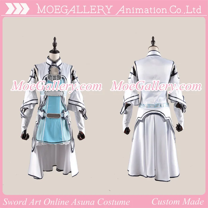 Sword Art Online Asuna Yuuki ALO Fairy Dance Cosplay Costume