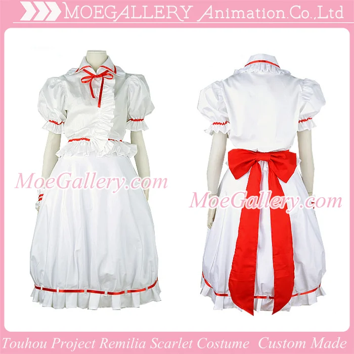 Touhou Project Remilia Scarlet Cosplay Costume