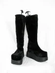 Black Cosplay Boots 12
