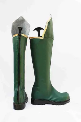 Trinity Blood Green Cosplay Boots