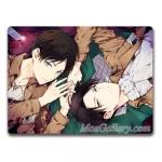 Attack On Titan Levi Eren Yeager Mouse Pad 01