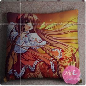 Alcot Anime Girl Throw Pillow Style D