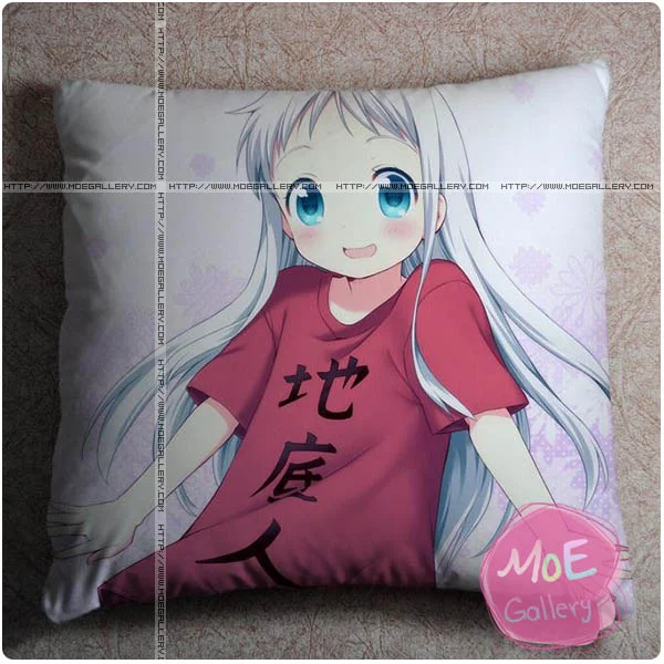 Anohana The Flower We Saw That Day Meiko Honma Throw Pillow Style C