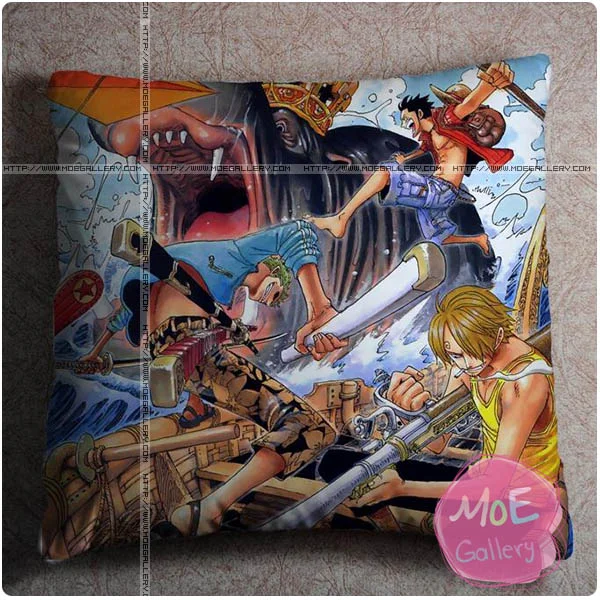 One Piece Monkey D Luffy Throw Pillow Style D
