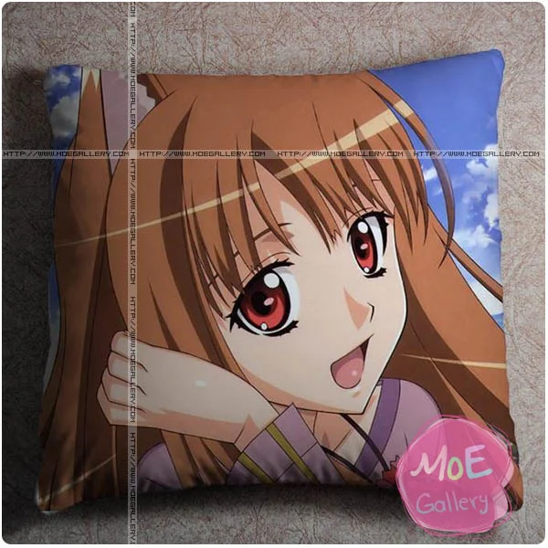 Spice And Wolf Holo Throw Pillow Style F