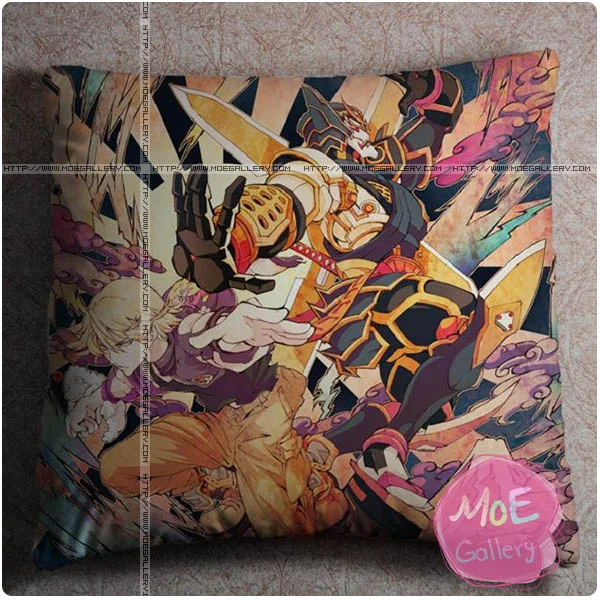 Tiger and Bunny Origami Cyclone Throw Pillow Style A