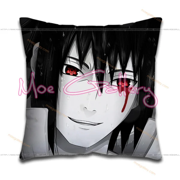Naruto Sasuke Uchiha Throw Pillow 01