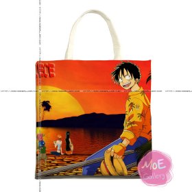One Piece Monkey D Luffy Print Tote Bag 03