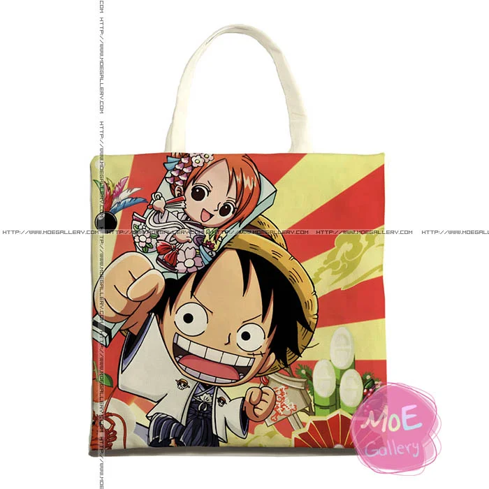 One Piece Monkey D Luffy Print Tote Bag 05
