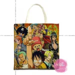 One Piece Monkey D Luffy Print Tote Bag 10