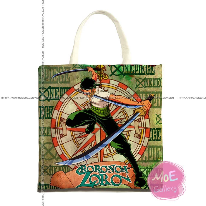One Piece Roronoa Zoro Print Tote Bag 01