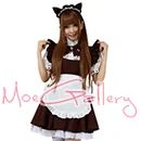 Chocolate Cute Cat Maid Dress - Click Image to Close