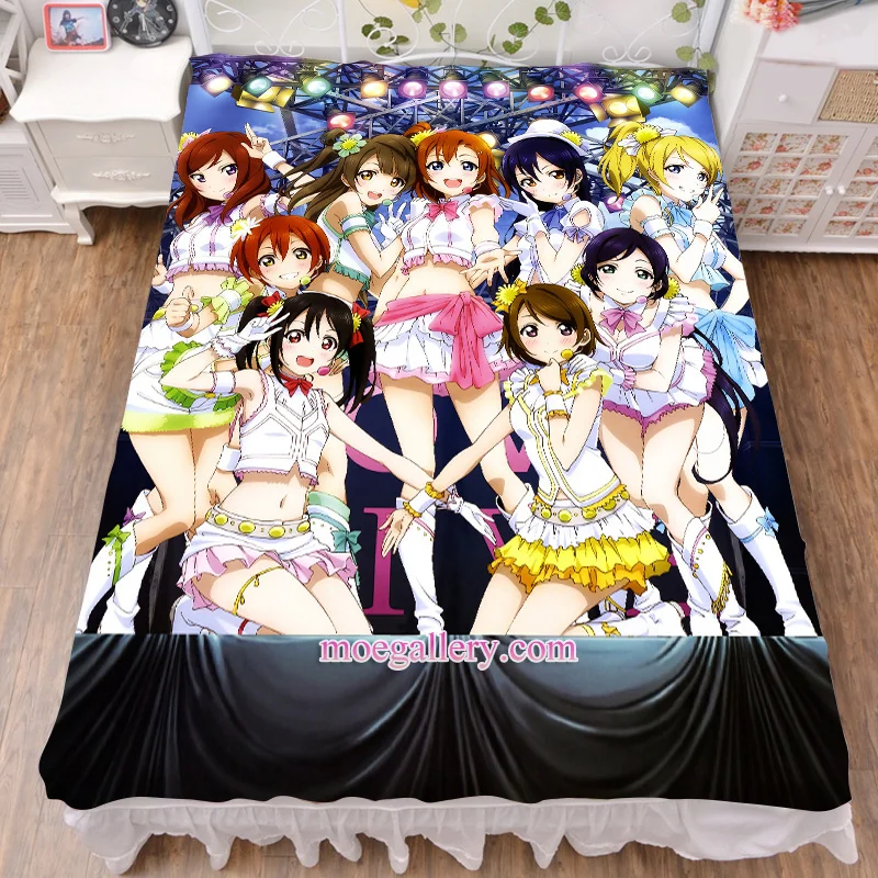 Love Live All Stars Anime Girl Bedsheet - Click Image to Close