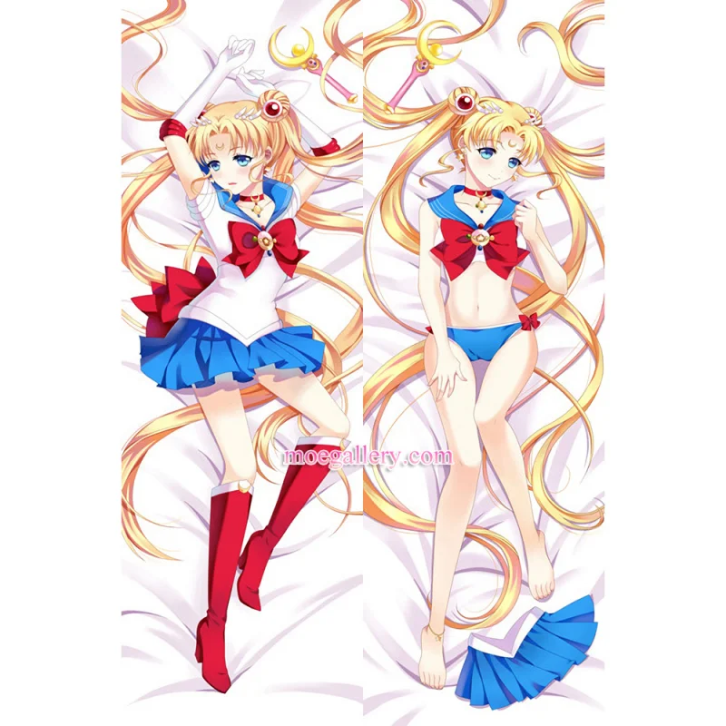 Sailor Moon Dakimakura Usagi Tsukino Body Pillow Case 04 - Click Image to Close