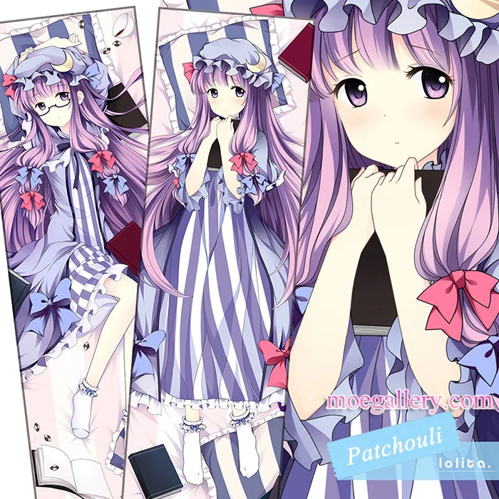 Touhou Project Patchouli Knowledge Body Pillow Case 13 - Click Image to Close