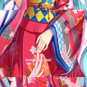 Vocaloid Dakimakura Body Pillow Case Kimono Version