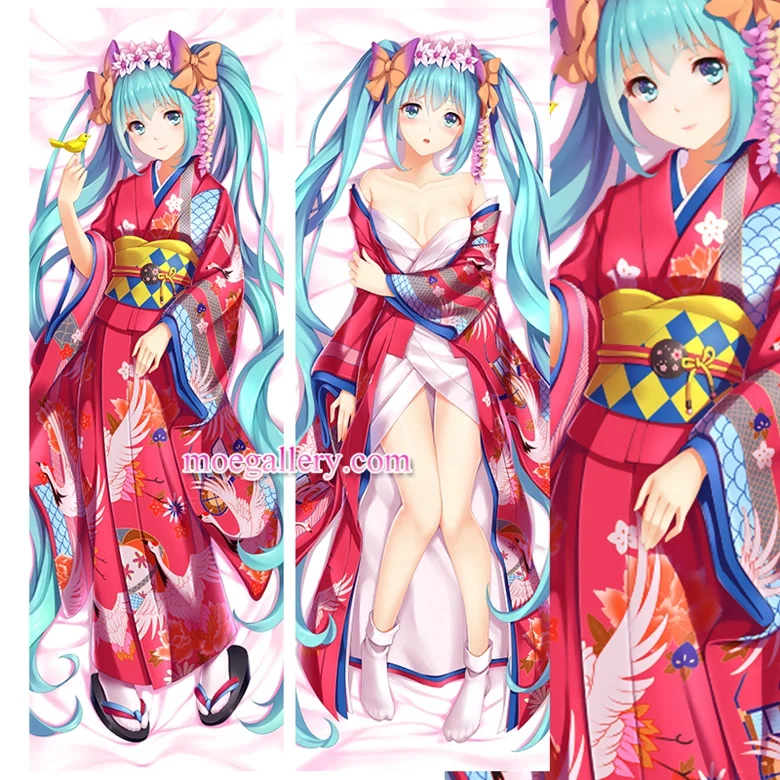 Vocaloid Dakimakura Body Pillow Case Kimono Version - Click Image to Close