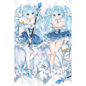Vocaloid Dakimakura Snow Miku Body Pillow Case 04
