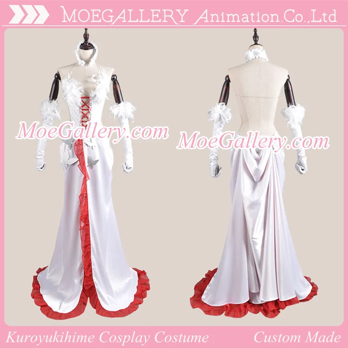 Accel World Kuroyukihime Cosplay White Dress - Click Image to Close