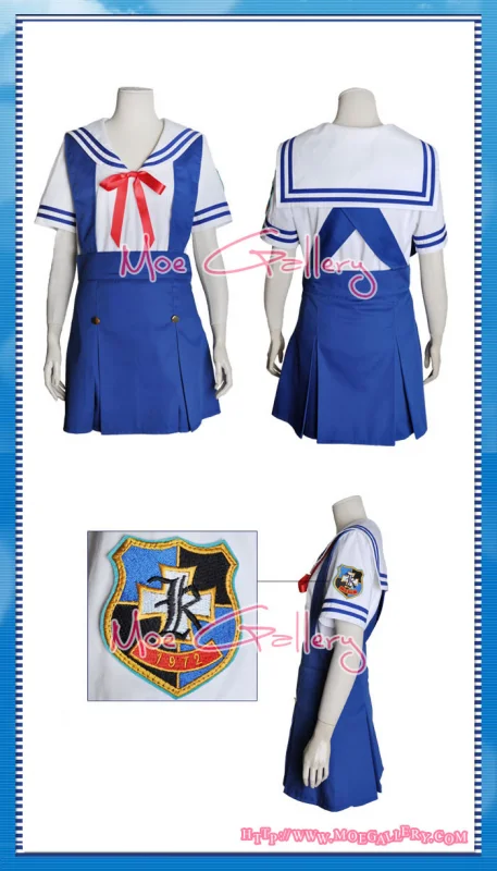 Clannad Cosplay School Girl Summer Uniform - Click Image to Close