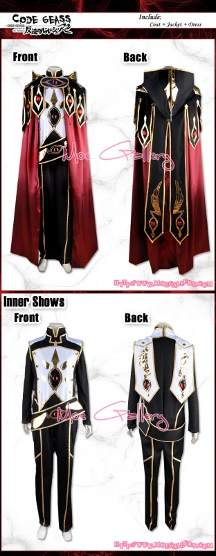 Code Geass Cosplay Zero Gorgeous Costume - Click Image to Close