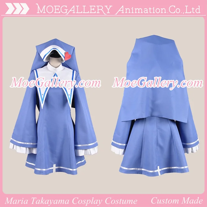 Haganai Boku Wa Tomodachi Ga Sukunai Maria Takayama Blue Cosplay Dress - Click Image to Close
