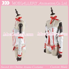 Sword Art Online Asuna Yuuki Cosplay Suspenders Costume