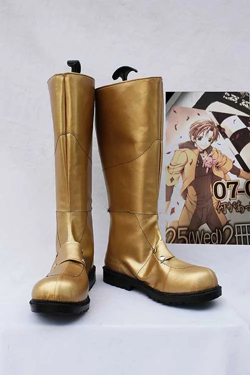 07 Ghost Teito Klein Cosplay Boots 02 - Click Image to Close