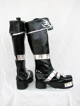 BJD Style Black Cosplay Boots 05
