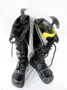 BJD Style Black Cosplay Boots 06