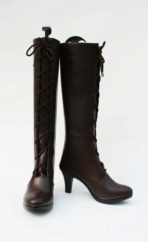 Black Butler Ciel Phantomhive Cosplay Boots 13 - Click Image to Close