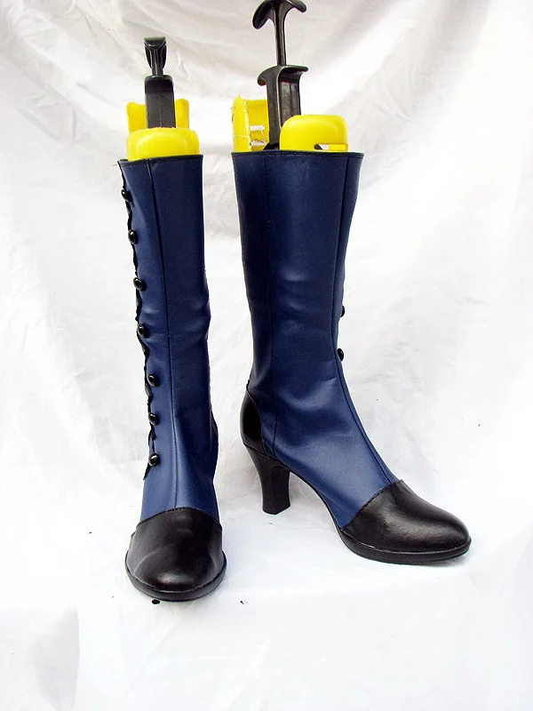 Black Butler Ciel Phantomhive Cosplay Boots 05 - Click Image to Close