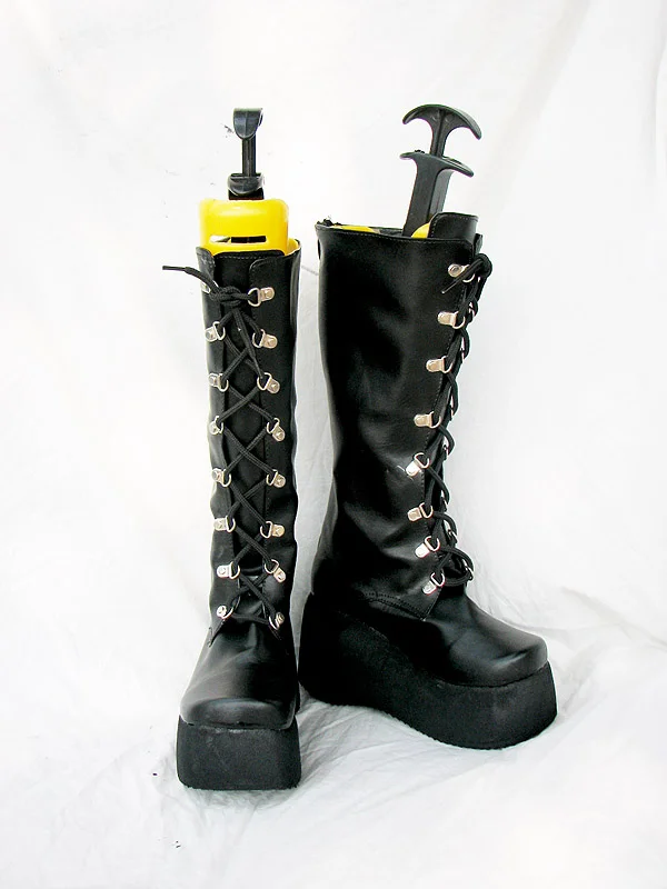Black Cosplay Boots 01 - Click Image to Close