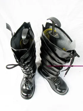 Black Cosplay Boots 02