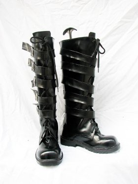 Black Cosplay Boots 02