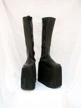 Black Cosplay Boots 03