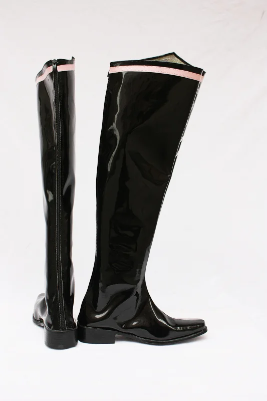 Black Cosplay Boots 26 - Click Image to Close
