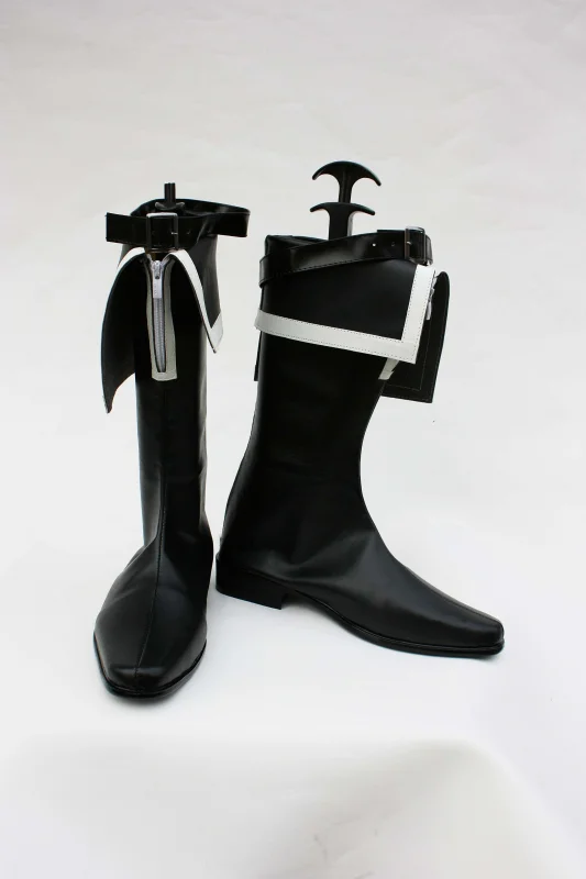 Black Rock Shooter BRS Cosplay Shoes - Click Image to Close