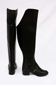 Classic Black Cosplay Boots 03