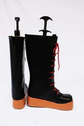 Classic Black Cosplay Boots 05