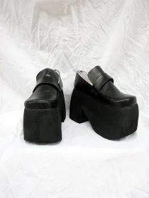 Classic Black Cosplay Shoes