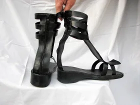 Classic Black Cosplay Shoes 03