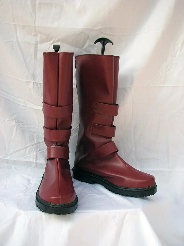 Daredevil Red Cosplay Boots - Click Image to Close