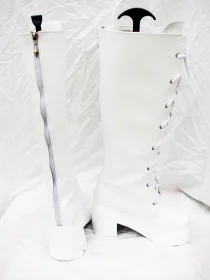DOD Style White Cosplay Boots 02