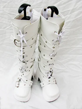 DOD Style White Cosplay Boots 03