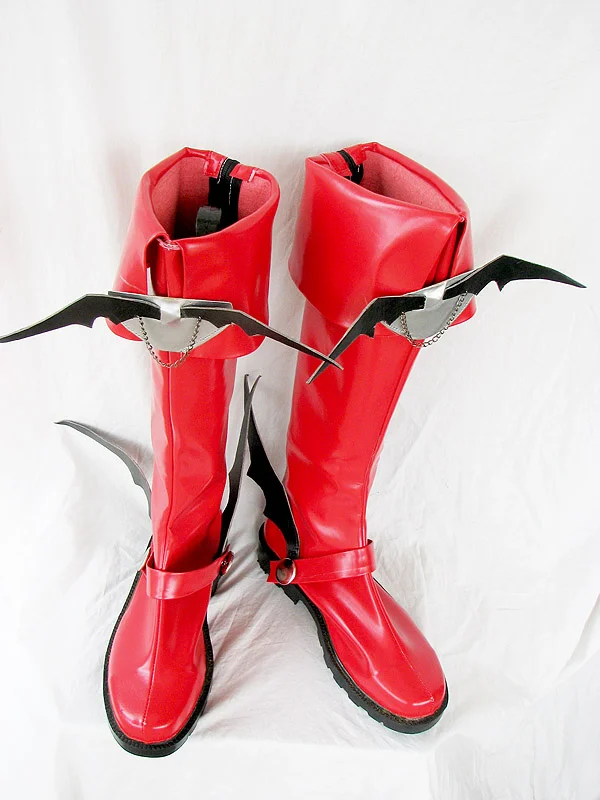 Mabinogi Red Cosplay Boots - Click Image to Close