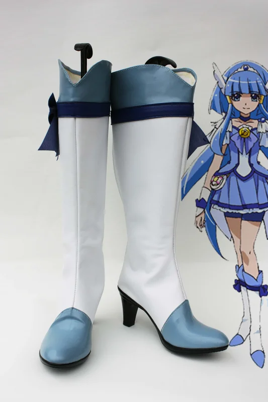 Pretty Cure Reika Aoki Cosplay Boots - Click Image to Close